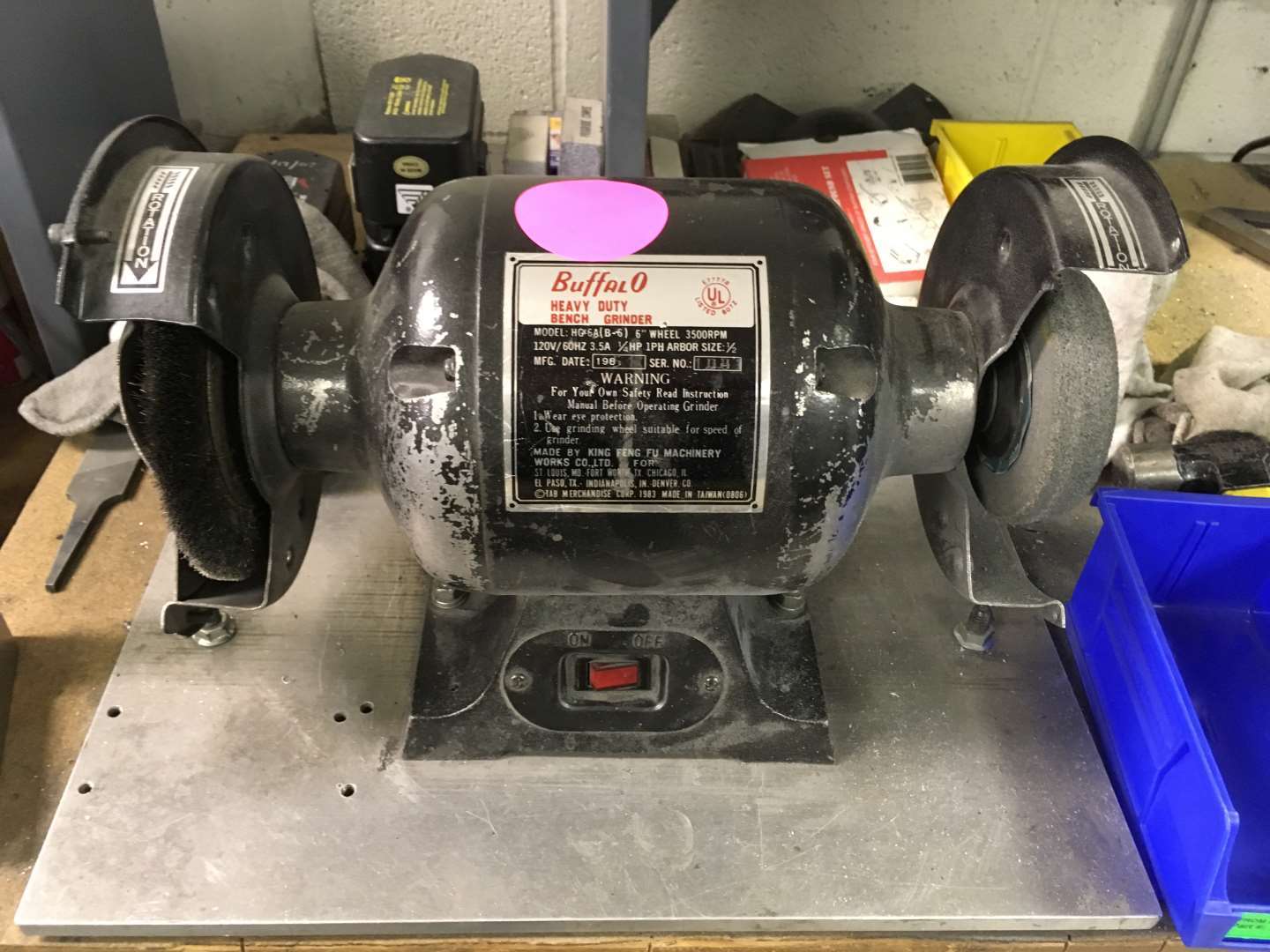 Buffalo bench deals grinder